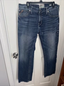 Ariat M7 Slim Fit Straight Leg Blue Jeans Herren Größe 35/32 - Bild 1 von 5