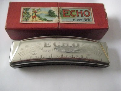 Armónica Eco M. Hohner de Colección Hecha en Alemania Caja Original V Buen Estado. llave G Foto 1 de 4