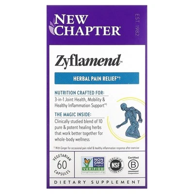 2 X New Chapter, Zyflamend, 60 Vegetarian Capsules - Image 1 of 2