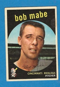 1959 Topps Bob Mabe Cincinnati Reds #356 - Picture 1 of 2