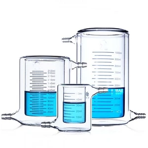 Laboratory Lab Chemistry Thicking beaker glassware 50-2000ML Bottle double layer - Picture 1 of 14