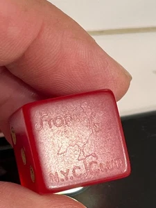 RAR alter NYS Storchenkeule Bakelit Übergröße 1 Würfel Rest 102725bBA - Bild 1 von 3