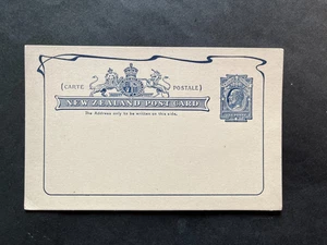 NEUSEELAND KEVII 1d STATIONÄRE POSTKARTE NICHT VERSCHICKT - Bild 1 von 2