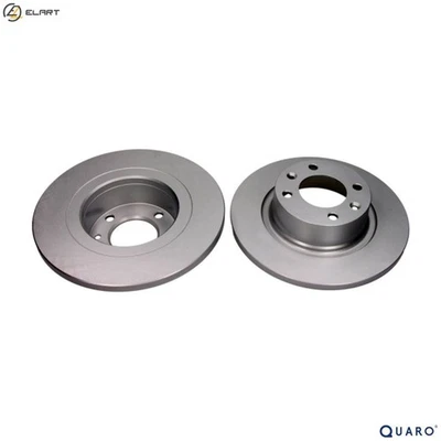 2x BRAKE DISC QD9612 FOR CITROEN C5/Van/II/Break/III 4HP /4HR /4HT /4HX 2.2L - Image 1 of 4
