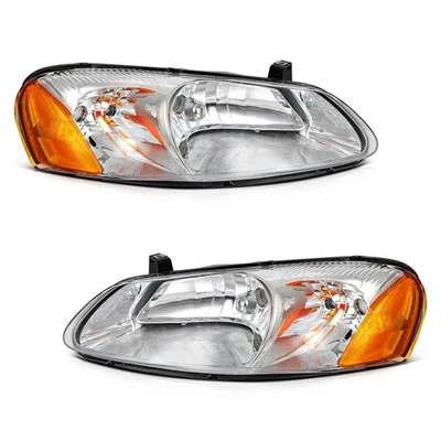 Headlights Assembly Pair For Chrysler Sebring 2001-2003 Dodge Stratus 2001-2006 Foto 1 de 4