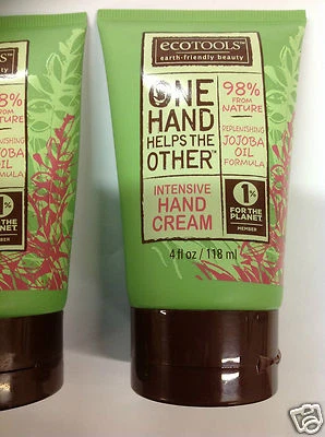 ( LOT OF 4 ) EcoTools Hand Cream (Intensive) One Hand Helps The Other, 4 oz NEW.