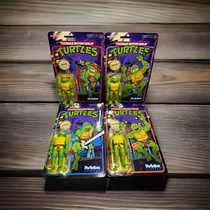 Super7 Reaction Teenage Mutant Ninja Turtles Figura TMNT Juego de 4 NUEVO SELLADO - Imagen 1 de 13