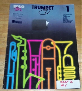 Solo Trax Trumpet 1 Music Book: Memory, Satin Doll+ Hal Leonard Publishing GUC - Foto 1 di 4