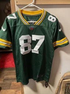 Romeo Doubs Green Bay Packers #87 YXL Jersey Sewn - Picture 1 of 4
