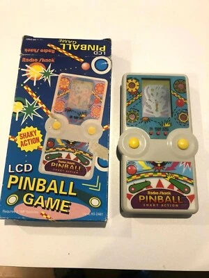 Radio Shack LCD Pinball Juego Funciona Muy bien en caja con acción inestable Foto 1 de 3