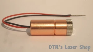 1.8W 445nm A-Type M140 Blue Diode in Module W/Leads & Three Element Glass Lens - Bild 1 von 1