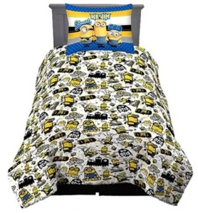 Minions Kids 2pc Reversible Twin/Full Comforter Set-W7666928724 - Picture 1 of 8