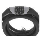 Wordlock - 5? X 8Mm Twisted Steel Cable Bicycle Combination Lock, Black.