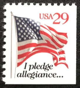 1993 Scott #2594, 29¢, PLEDGE OF ALLEGIANCE - Booklet Single - Mint NH - Picture 1 of 1
