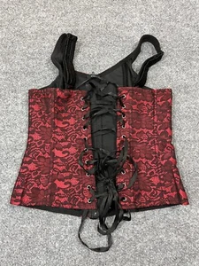 Gothic Romantic Corset Bustier Top M Vampire Y2K Regency Whimsigoth Festival 90s - Picture 1 of 7