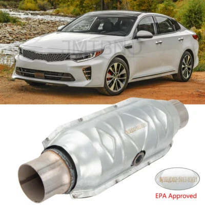 2.5" Inlet/Outlet Catalytic Converter Heat Shield EPA Approved For Kia Optima - Изображение 1 из 4