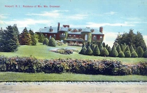 Newport Rhode Island Residenz von Frau William Grosvenor Postkarte - Bild 1 von 2