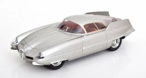 MATRIX MXL0102-031 1/18 Alfa Romeo B.A.T. 9 1955 Silver Model Car - Picture 1 of 2
