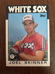 Tarjeta de béisbol firmada autografiada por Joel Skinner 1986 Topps White Sox 239 - Imagen 1 de 1