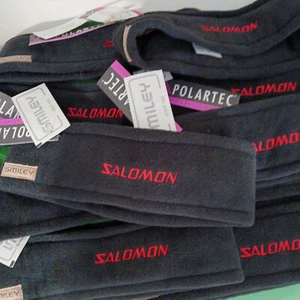 Nwt Vintage 80s 90s Salomon Ski- Headband Hat- 1990s Polartec Fleece Made In Usa - Picture 1 of 6