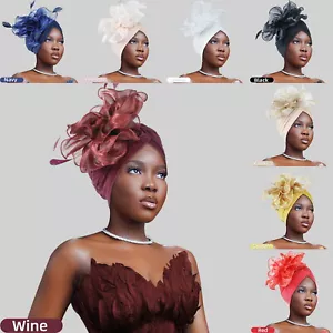 Sombreros africanos nigerianos hiyab mujeres turbante gorro cáncer gorras de quimioterapia gorro islámico - Imagen 1 de 28
