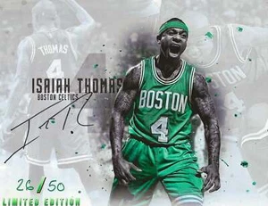 Isaiah Thomas Autographed LTD EDITION NUMBERED (26) Signed "CELTICS" 8x10 photo - Picture 1 of 1