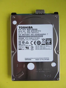 Toshiba 500GB 2.5" USB HDD MQ01UBD050 AZA AC00/ AX101U May 2018 6VG HDKBD42AZA31 - Picture 1 of 8