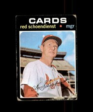 1971 TOPPS BASEBALL CARD ST. LOUIS CARDINALS #239 RED SCHOENDIENST