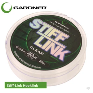 Gardner Tackle Stiff Link Hooklink - Carp Tench Coarse Chod Stiff Fishing Line - Picture 1 of 3