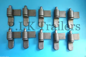 10 x 2" Tailgate Drop Side Hinge and Weld-on Gudgeon Pin Trailer & Pickup - Picture 1 of 5