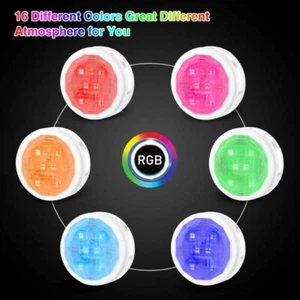 Solmore RGB Cabinet Light 6-pack, 16 Independent Colors, Remote Control - Picture 1 of 6