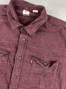 Levis Shirt Mens XXL The Worker Flannel Heavyweight Shacket Button Up Outdoors - Picture 1 of 14