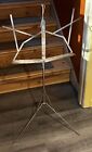 VINTAGE METAL HAMILTON COMBINATION SUCCESS COLLAPSIBLE SHEET MUSIC STAND w/CASE