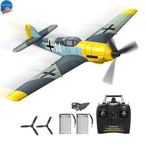 BF109 Fighter 2.4G 4 canales radiocontrol ala fija 6 ejes Warbird acrobático planeador RTF - Imagen 1 de 15