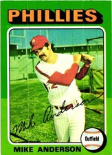 MIKE ANDERSON 1975 Topps #118  $1 Items MUST Buy 2 to Qualify  B18R3S15P6