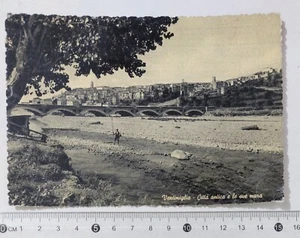 I123071 Cartolina - Imperia - Ventimiglia - Città antica e le sue mura - VG 1954 - Picture 1 of 2