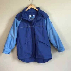 The Children's Place Blue Two-piece Reversible Ski Jacket Winter Size 14 XL Cozy - Picture 1 of 15