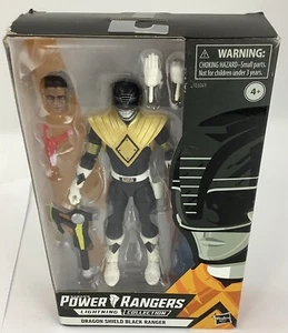 Hasbro Power Rangers Lightning Collection Dragon Shield Black Ranger Figur 2019 - Bild 1 von 7