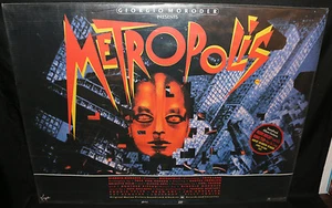 Metropolis Re-Release British Quad Movie Poster - Fritz Lang (C-7 / C-8) 2000 - Bild 1 von 3