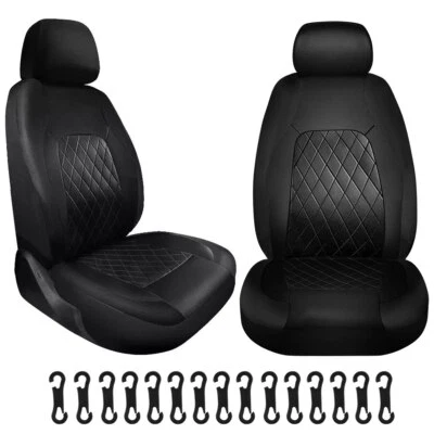 For Ford Transit PU Leather Car Seat Covers 2-Seat Front Set Cushion Protector - Image 1 of 4