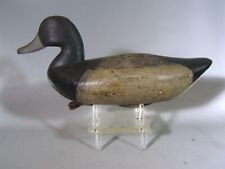 scaup duck decoy Mitchel Fulcher Stacy, North Carolina ca. 1925 branded Mf