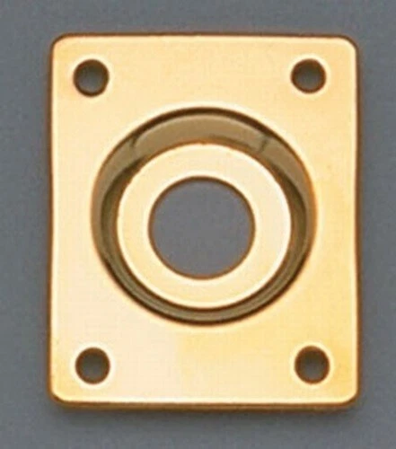 NOVO - Placa retangular para guitarra - OURO - Imagem 1 de 1