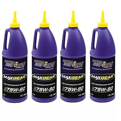 Royal Purple 01300 Max Gear 75W-90 engranaje sintético/aceite diferencial - 4 cuartos de galón Foto 1 de 4