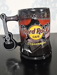 Hard Rock Cafe Large Mug With Guitar Shaped Handle, Copenhagen - Picture 1 of 4