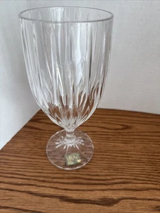 Mikasa Park Lane Iced Tea Water Goblet 7.5" Crystal Glass Vintage Glassware - Picture 1 of 5
