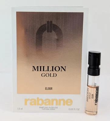 Rabanne Million Gold Elixir Parfum Intenso 1,5 ml Muestra Spray Foto 1 de 3