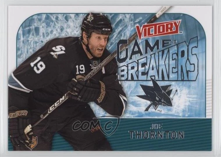 2009-10 Upper Deck Victory Game Breakers Joe Thornton #GB6 HOF - Image 1 of 2