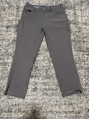 Footjoy 5 Pocket Golf Pants Mens 36x30 Athletic Fit Gray Performance Stretch - Image 1 of 4