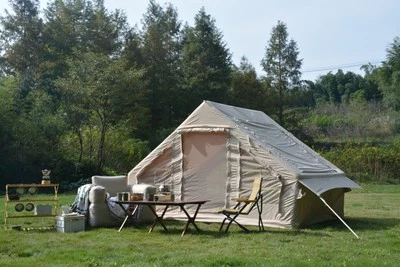 Carpa Inflable 4-6 Personas, 4 Estaciones, Montaje Rápido e Impermeable. Foto 1 de 4