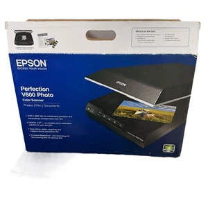 Epson Perfection V600 Photo Scanner B11B198011 6400x9600dpi USB Flatbed OEM USED - Afbeelding 1 van 8
